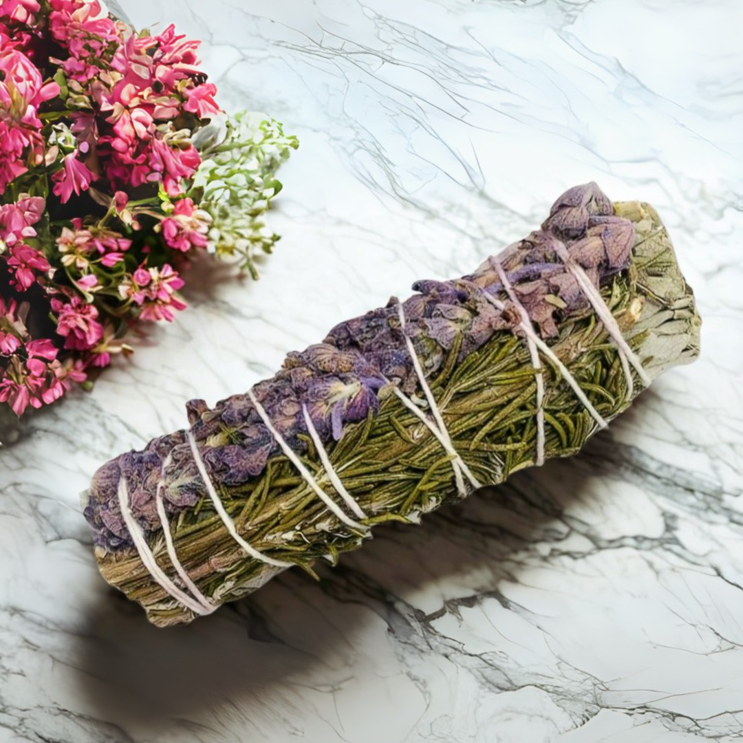 Bílá Šalvěj s Levandulí - vykuřovadlo